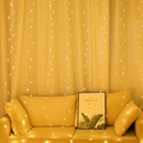 Cortina de LED 3x3m com Controle Remoto – Decoração