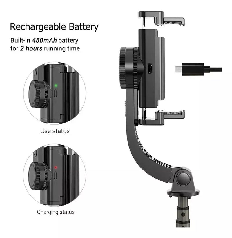 Gimbal Estabilizador Automático 360° Filmagens Suaves