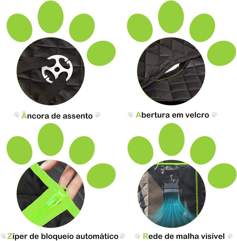 Capa Protetora Banco Traseiro Pet Cães Gatos Impermeável