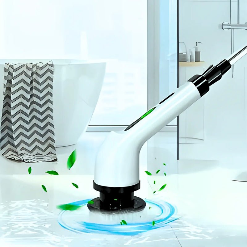 Esfregão Elétrico Giratório Mop Versátil 7 Em 1 Limpeza 360 Branco