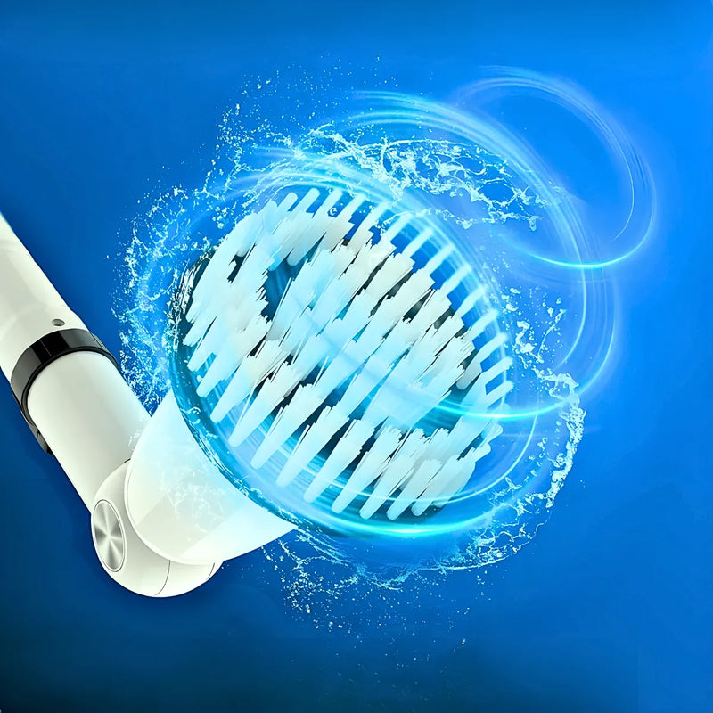 Esfregão Elétrico Giratório Mop Versátil 7 Em 1 Limpeza 360 Branco