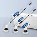 Esfregão Elétrico Giratório Mop Versátil 7 Em 1 Limpeza 360 Branco