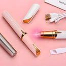 Depilador de Sobrancelhas Indolor Recarregável com Luz LED