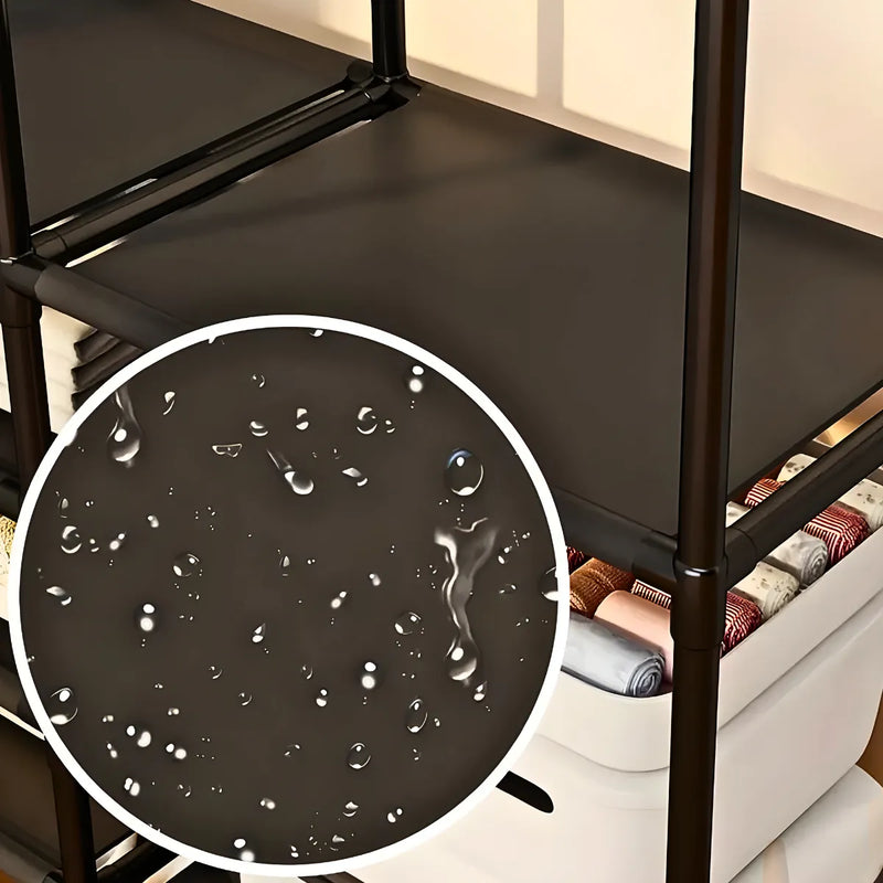 Armário Multiuso com Cabideiro Quádruplo em Aço – Organização, Resistência e Design Moderno em um Só Produto