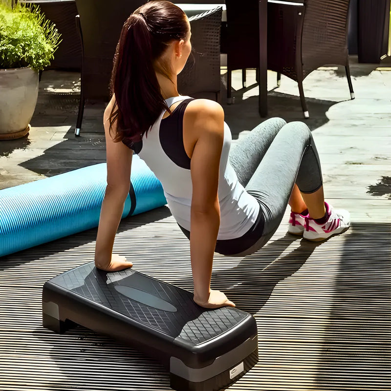 Step de Ginástica com Altura Ajustável – Treine em Casa com Desempenho Profissional