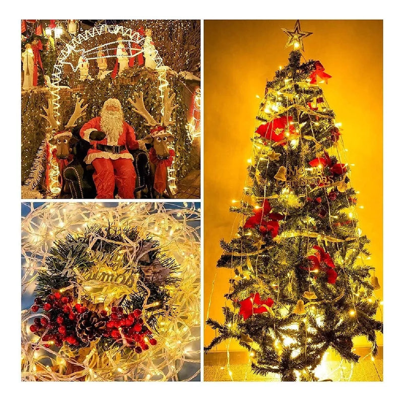 Cortina de LED 3x3m com Controle Remoto – Decoração