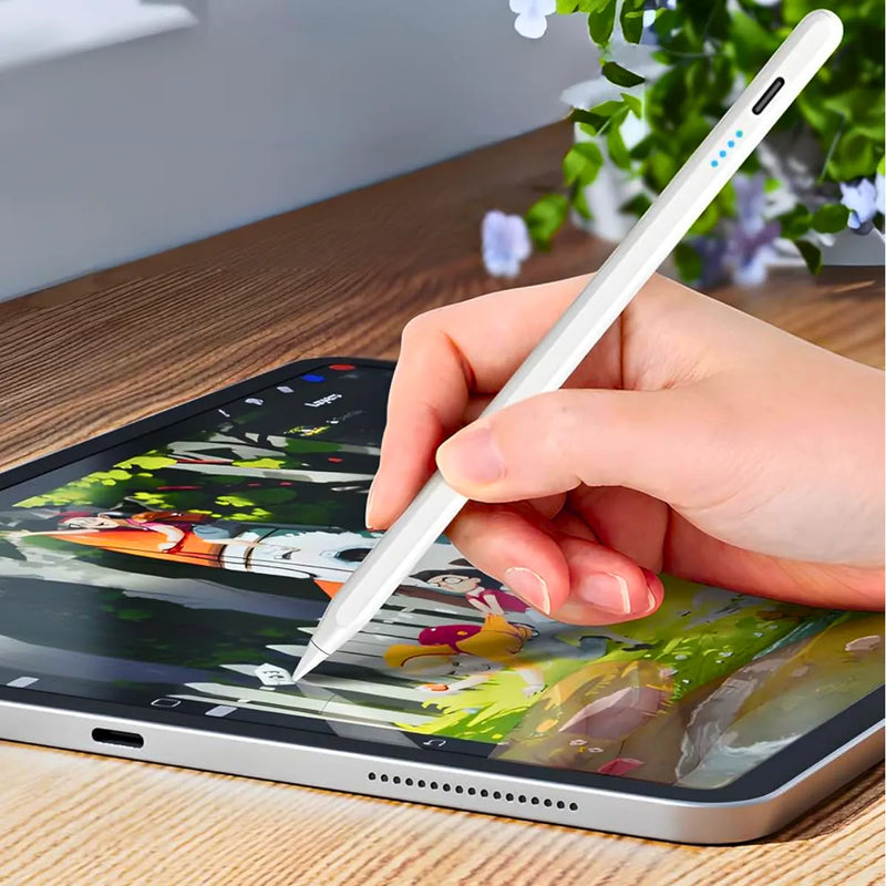 Caneta Digital Touch Recarregável com Ponta Magnética