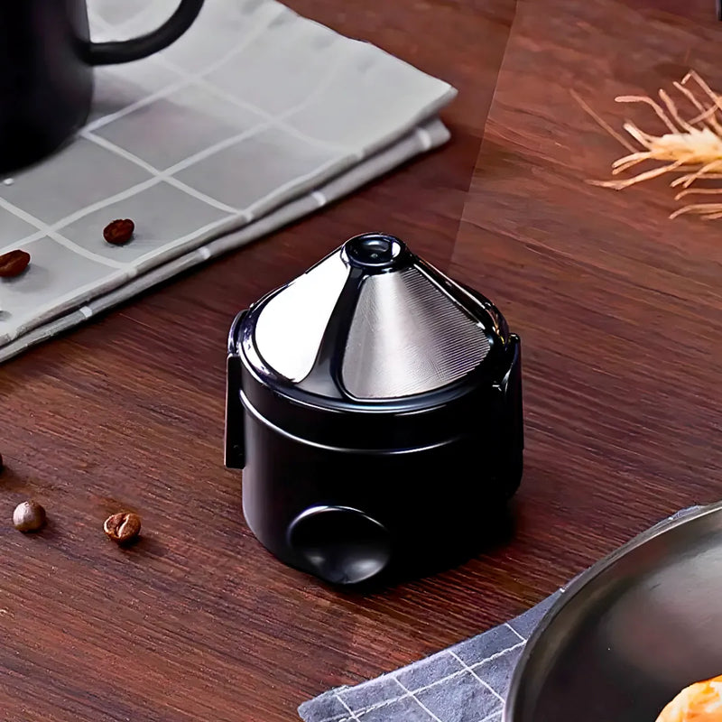 Filtro de Café Portátil Dobrável em Aço Inoxidável