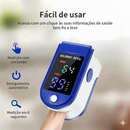 Oxímetro Digital De Dedo Medidor Saturação De Oxigênio E Bpm