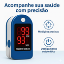 Oxímetro Digital De Dedo Medidor Saturação De Oxigênio E Bpm