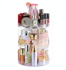 Organizador Giratório de Maquiagem e Cosméticos em Acrílico Transparente – Beleza, Organização e Sofisticação no Seu Espaço