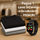 Pague 1 Leve 3 Camisas + SmartWatch (Para os 10 primeiros clientes)